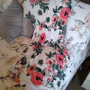 Floral knit dress